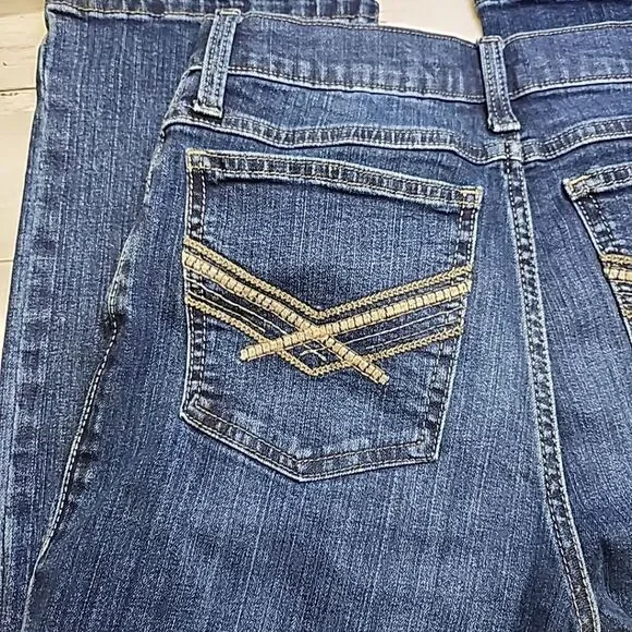 Wrangler Wrangler Vintage Boot Lagoon Jean Denim 18 Slim 26in W - Picture 8 of 12